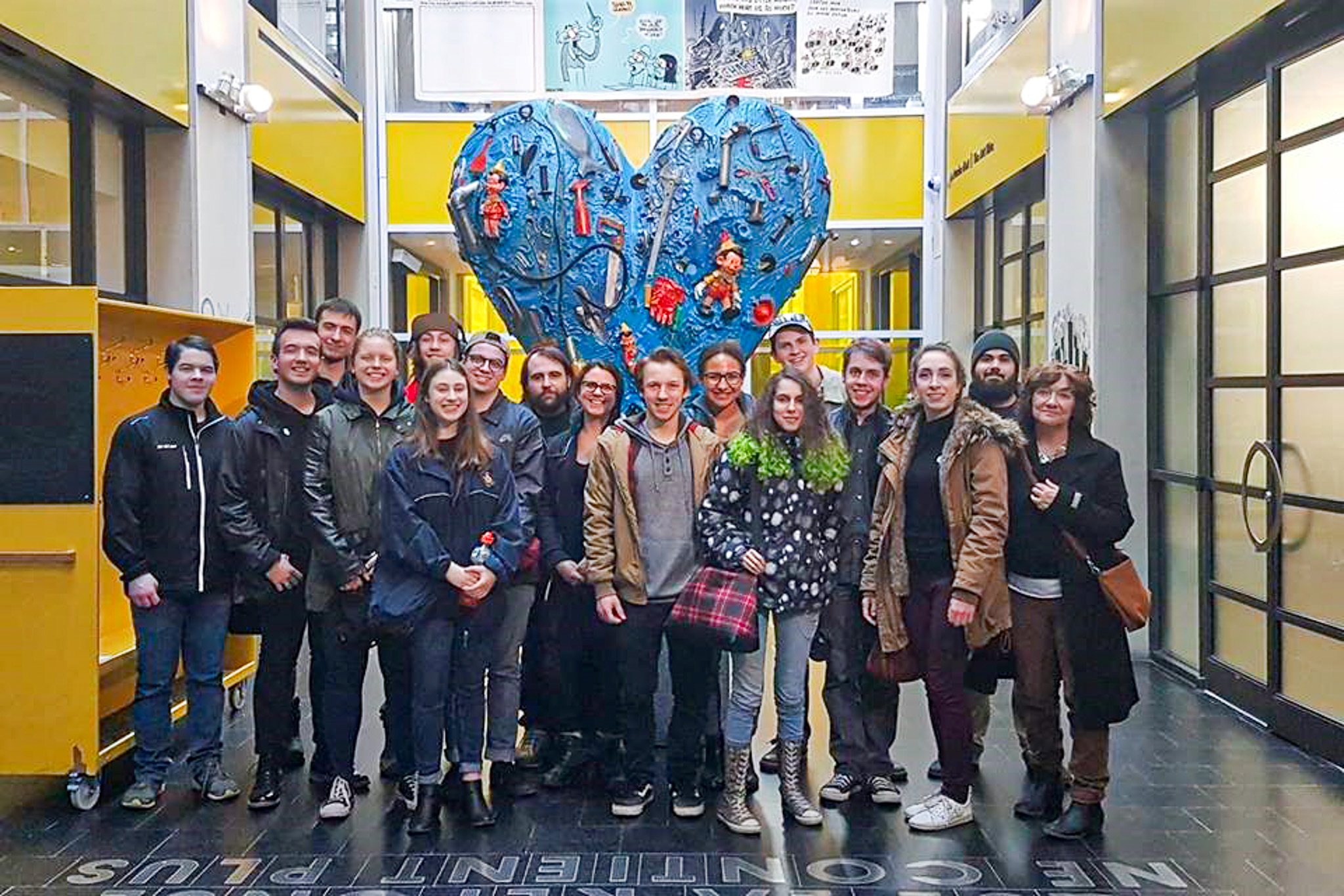 Visite pour les étudiants du Cégep de Lévis en Histoire et civilisation.